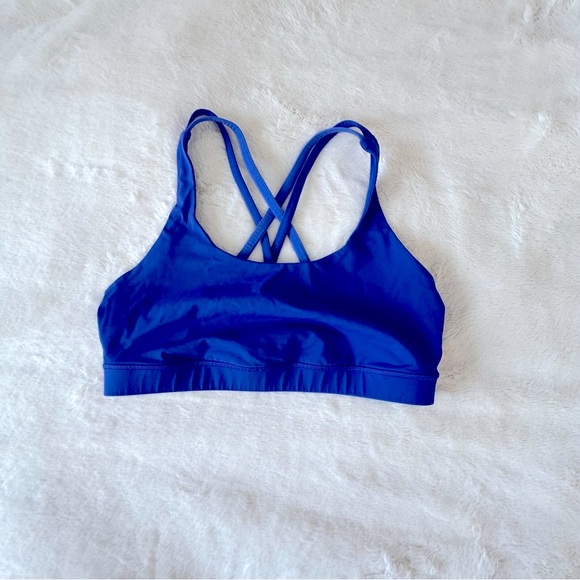 lululemon Energy Sports Bra, Sapphire Blue, Sprinkler, 10 - Picture 10 of 11